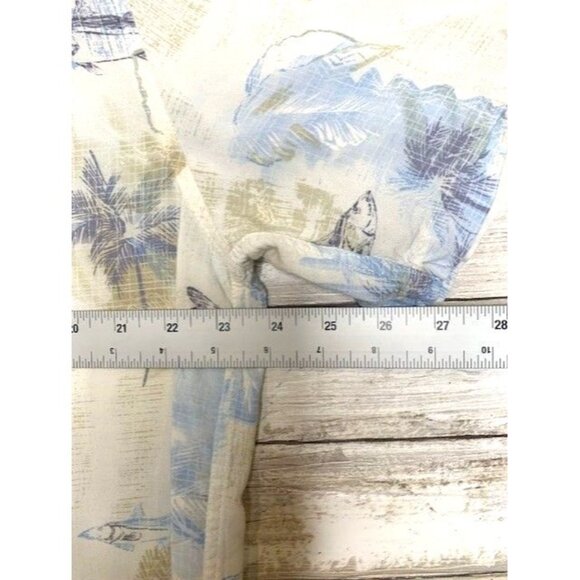 Batik Bay Men's Short Sleeve Rayon Hawaiian Shirt XL Fish - Picture 8 of 8
